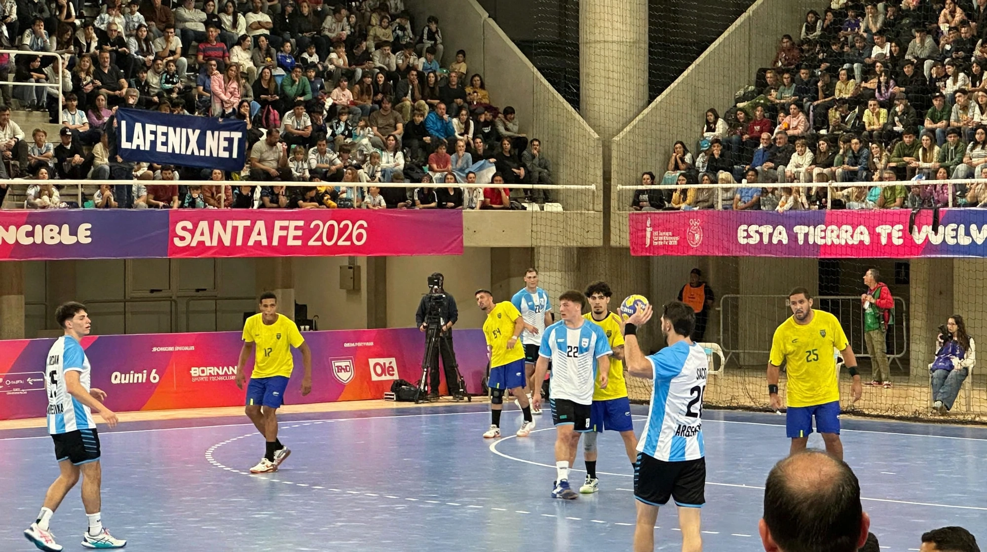 Agónico triunfo de los Gladiadores frente a Brasil y el grito eufórico de la tribuna